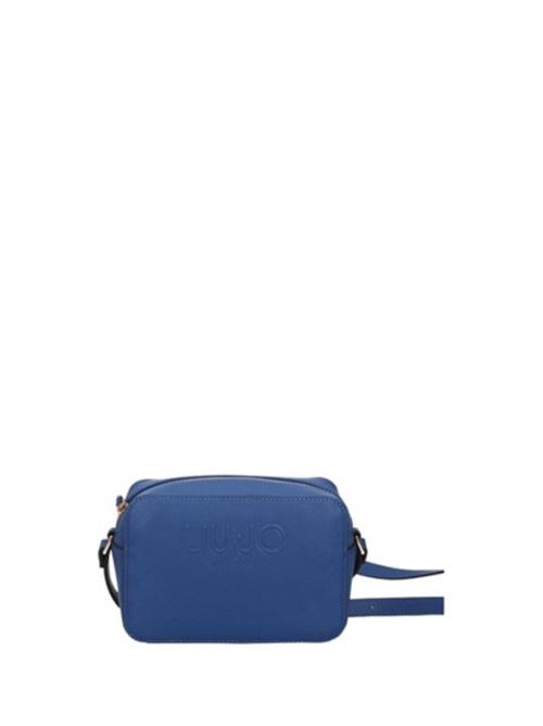 borsa donna logo tracolla ecopelle dust blue LIU JO | AA5153-E0087X0682